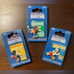 Walt Disney World 2015 13.1, 26.2 and 39.3 pin set